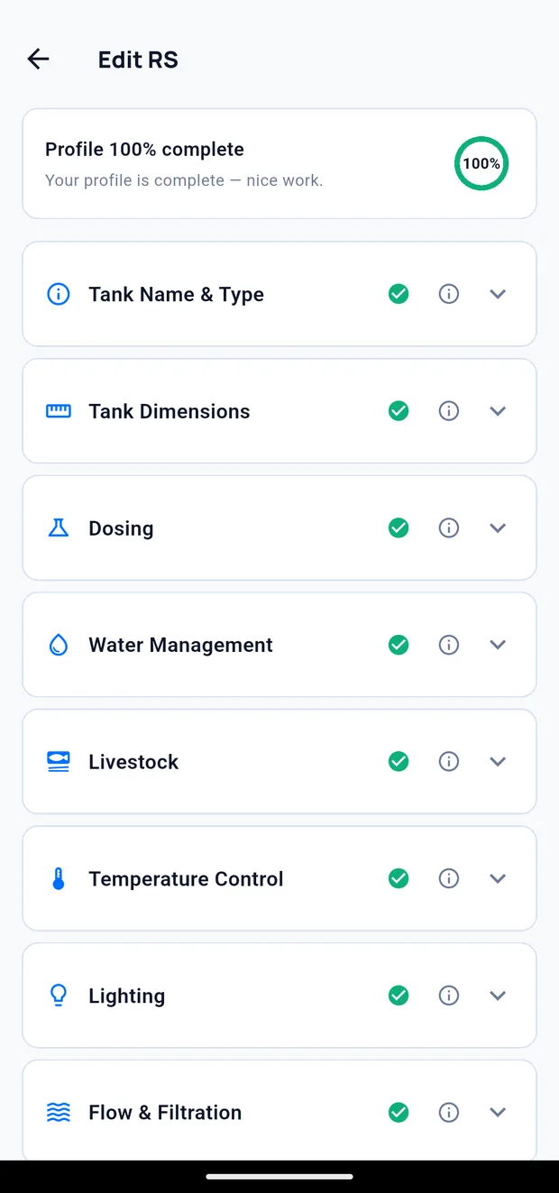 The tank profile editor